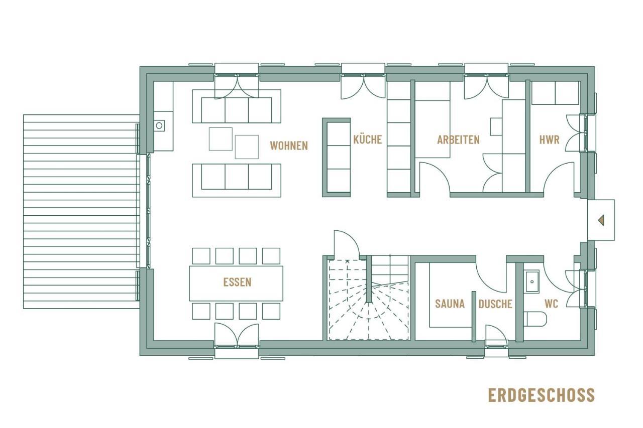 Reetland am Meer - Luxus Reetdachvilla mit 3 Schlafzimmern, Sauna und Kamin F15 Dranske Exterior foto